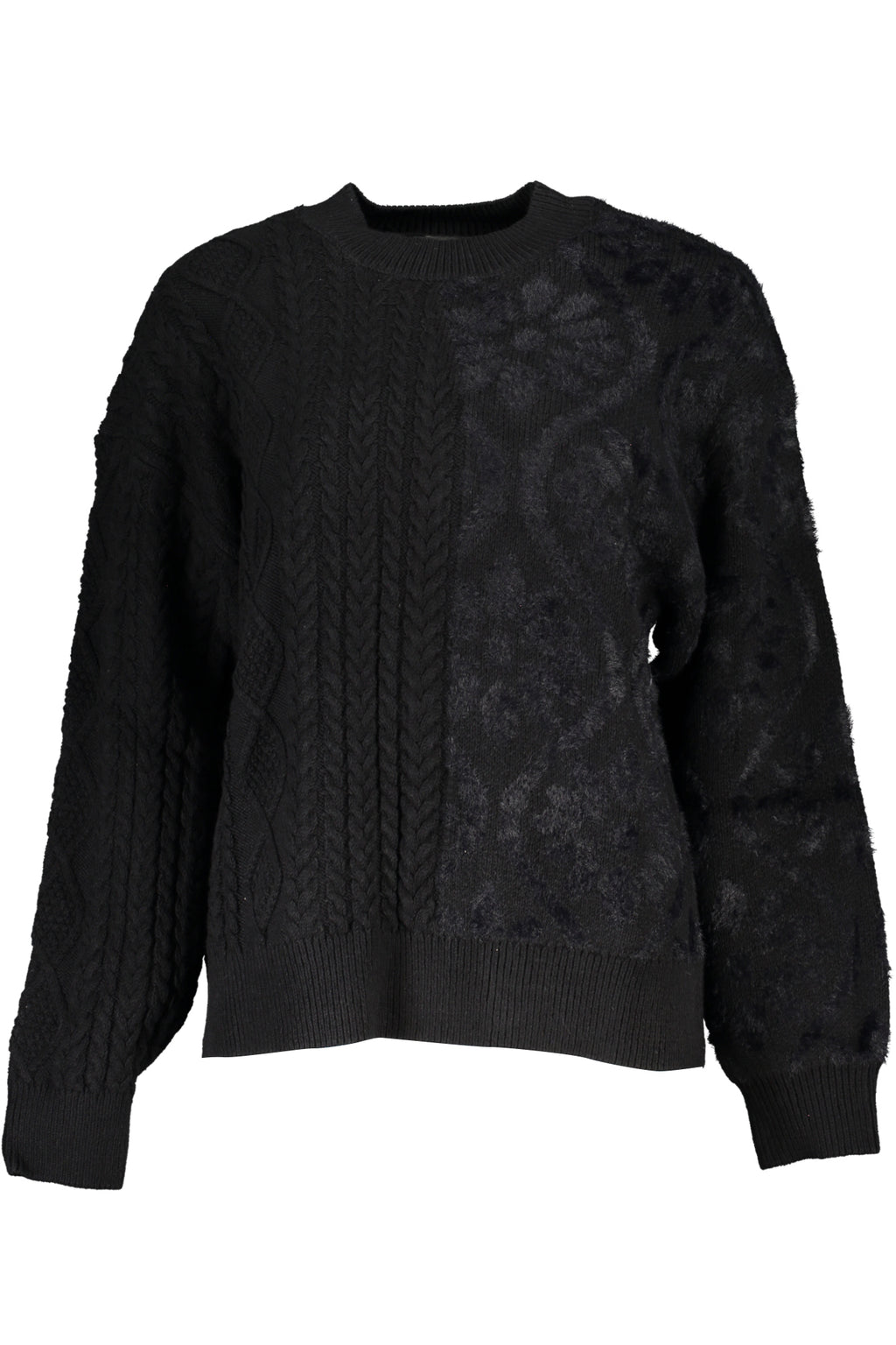 DESIGUAL SCHWARZER DAMENPULLOVER