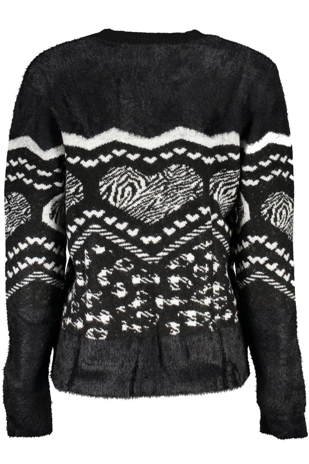 DESIGUAL SCHWARZER DAMENPULLOVER