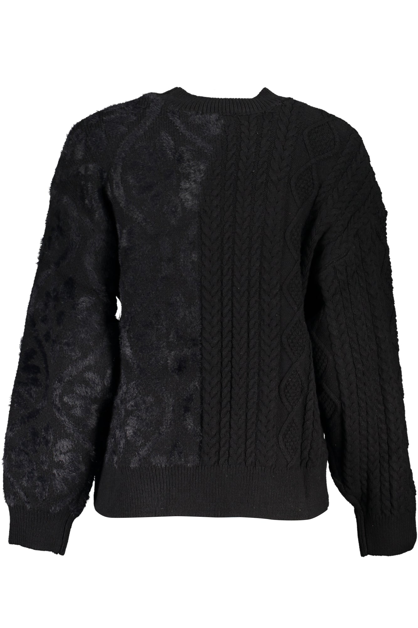DESIGUAL Damenpullover schwarz – Langärmliger Rollkragen-Pullover für Herbst/Winter Zweitbild
