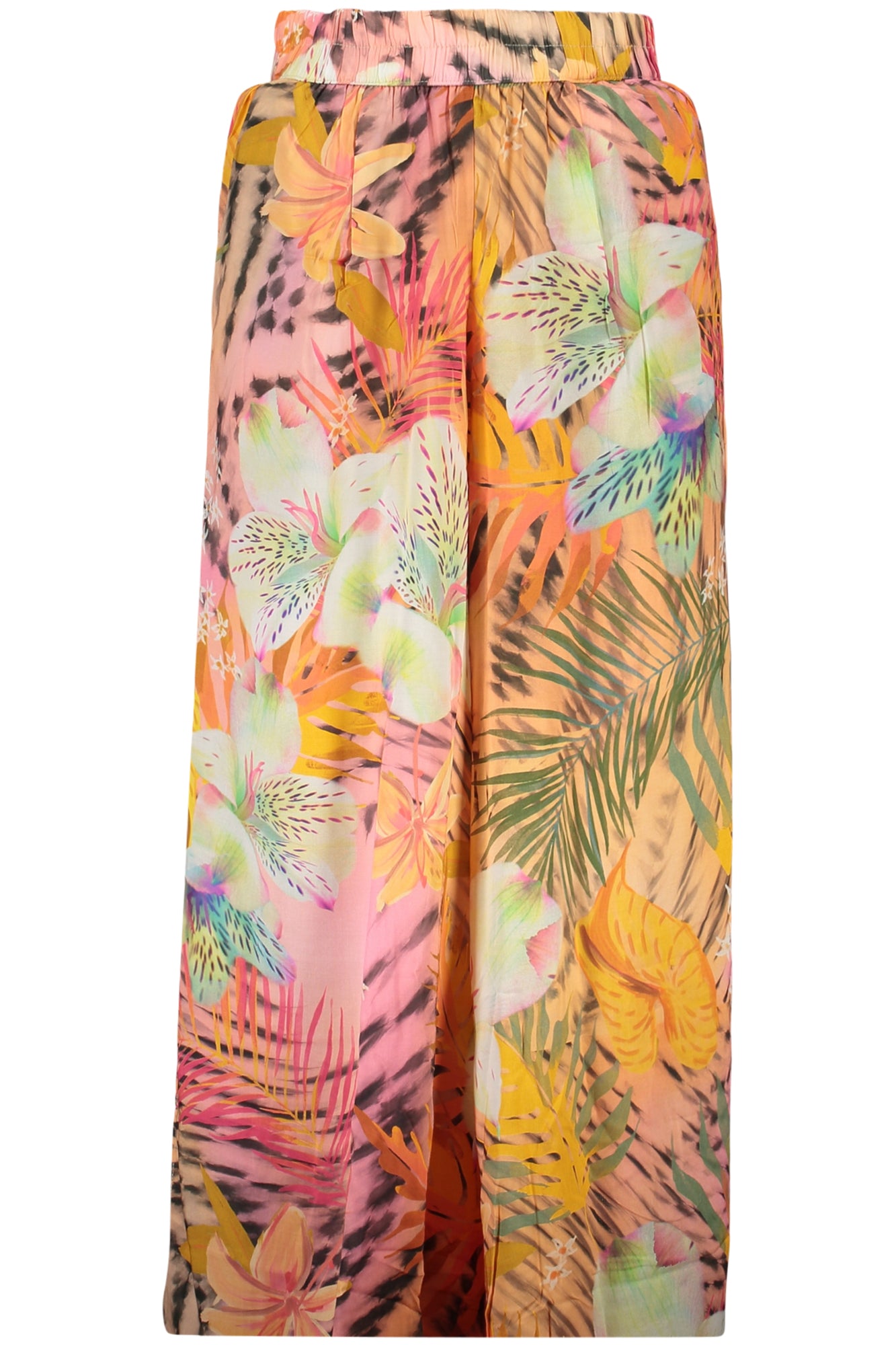 DESIGUAL Damen Hosen – mit elastischem Bund, mit Taschen Orange