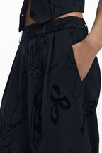 DESIGUAL DAMEN SCHWARZE HOSE