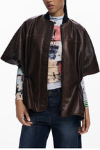 DESIGUAL DAMEN-PONCHO, BRAUN