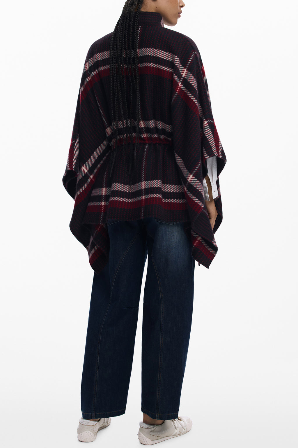 DESIGUAL PONCHO DAMEN SCHWARZ