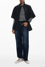 DESIGUAL DAMEN-PONCHO SCHWARZ