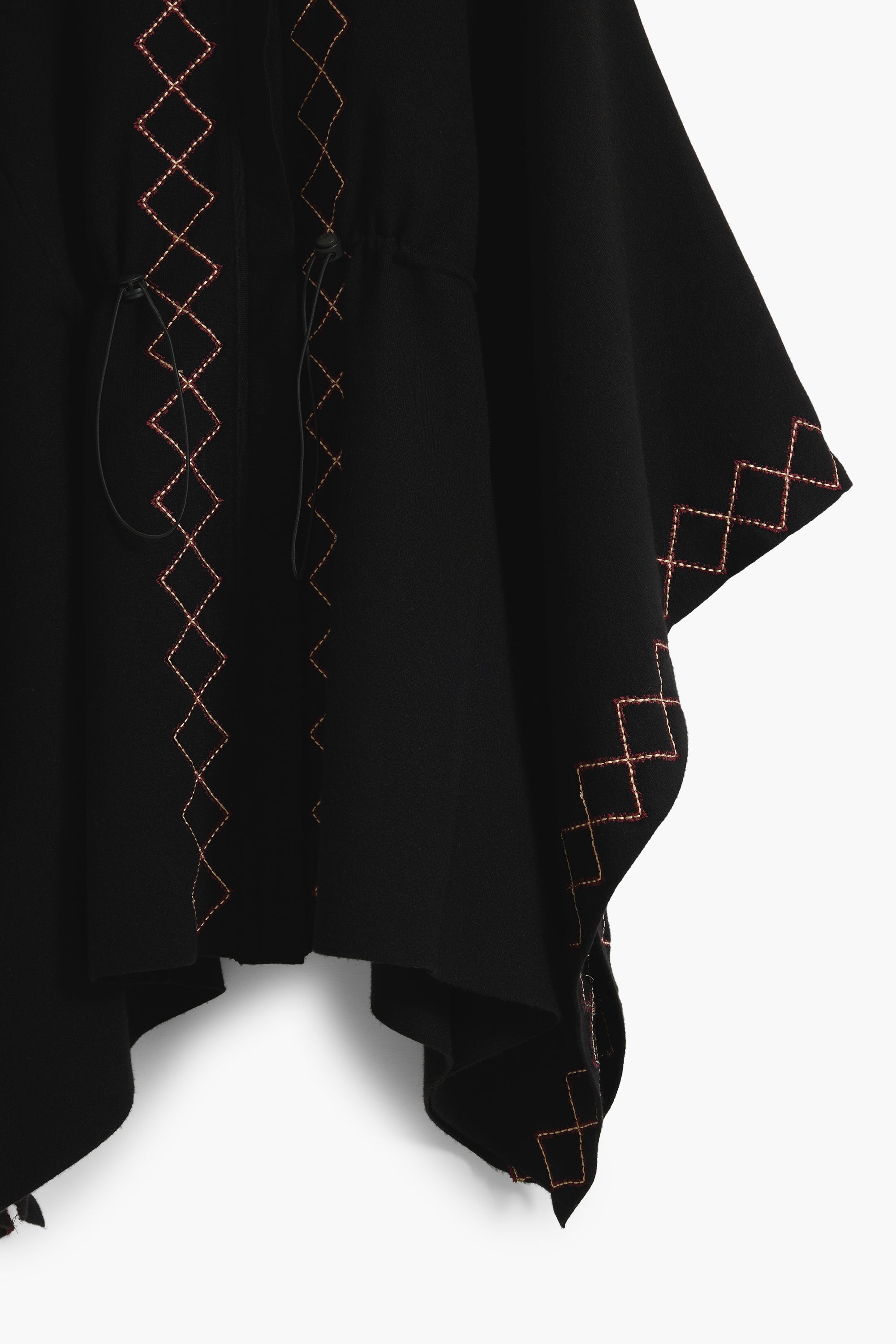 DESIGUAL PONCHO DAMEN SCHWARZ