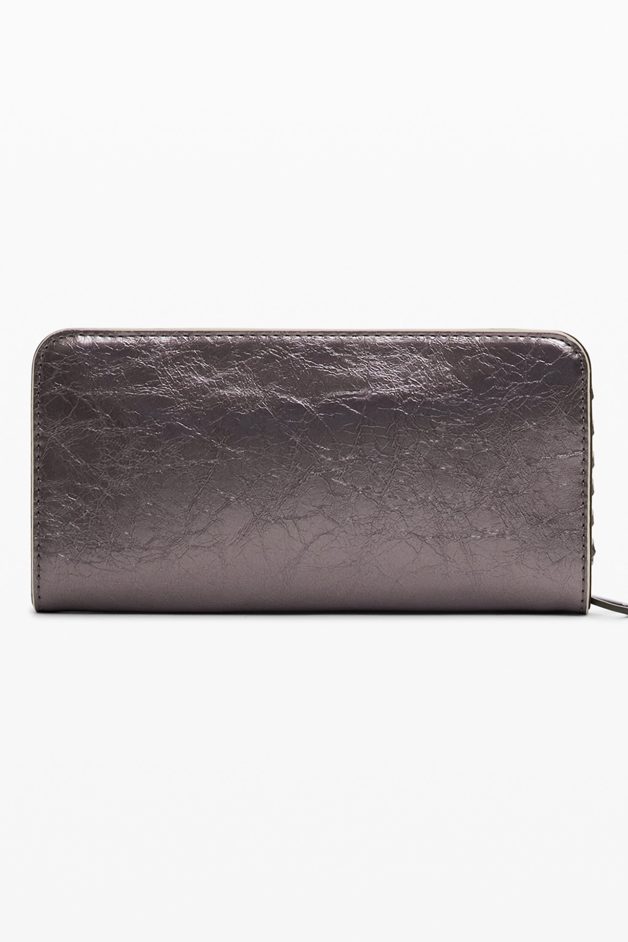 DESIGUAL Damen Brieftasche Bronze – Kompakte Geldbörse mit Reißverschluss für Herbst/Winter Bronze