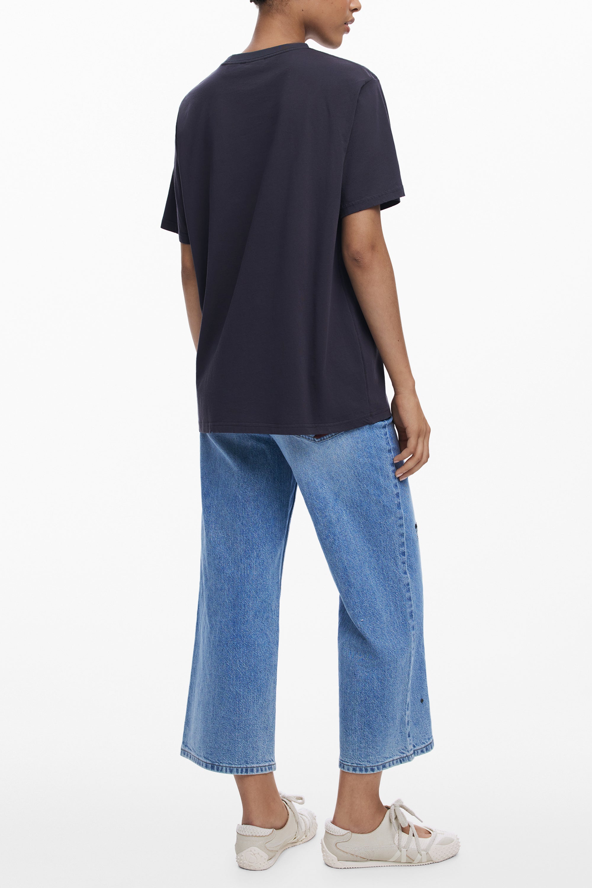 DESIGUAL DAMEN KURZARM T-SHIRT SCHWARZ Zweitbild