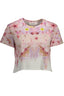 KURZARM-T-SHIRT FÜR DAMEN DESIGUAL ROSA