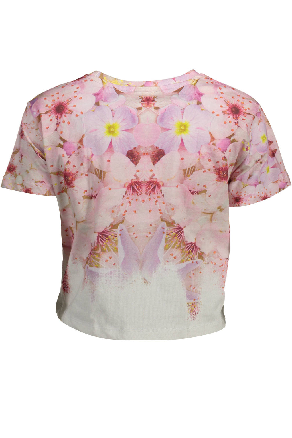 KURZARM-T-SHIRT FÜR DAMEN DESIGUAL ROSA