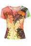 DESIGUAL Damen T-Shirt | T-Shirts günstig online kaufen Rot