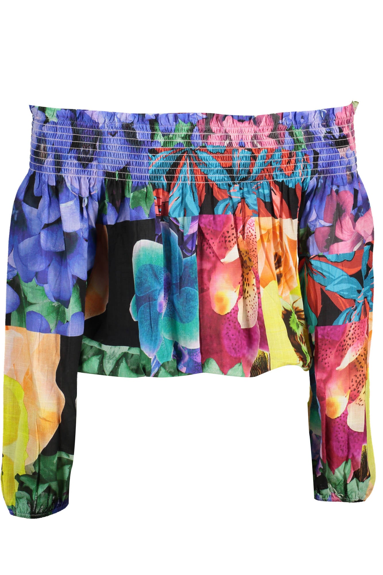 DESIGUAL LANGARM-T-SHIRT DAMEN ROSA