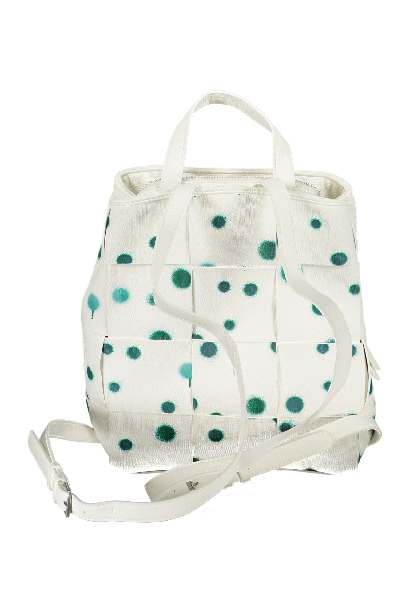 DESIGUAL Damenrucksack weiß – Polka Dot Design mit 3 Fächern | soulluna.de Weiß
