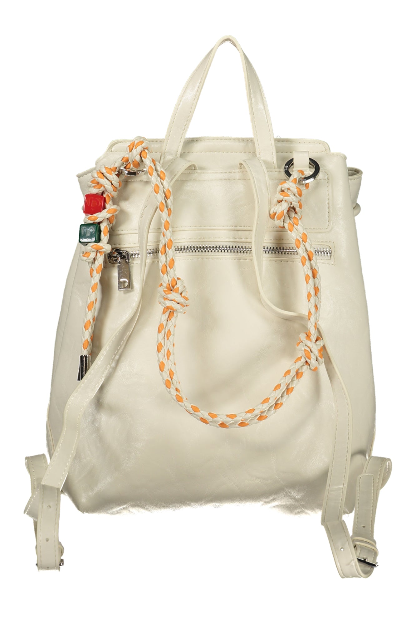 DESIGUAL Damen Rucksäcke – Rucksack, mit Reißverschluss Weiß