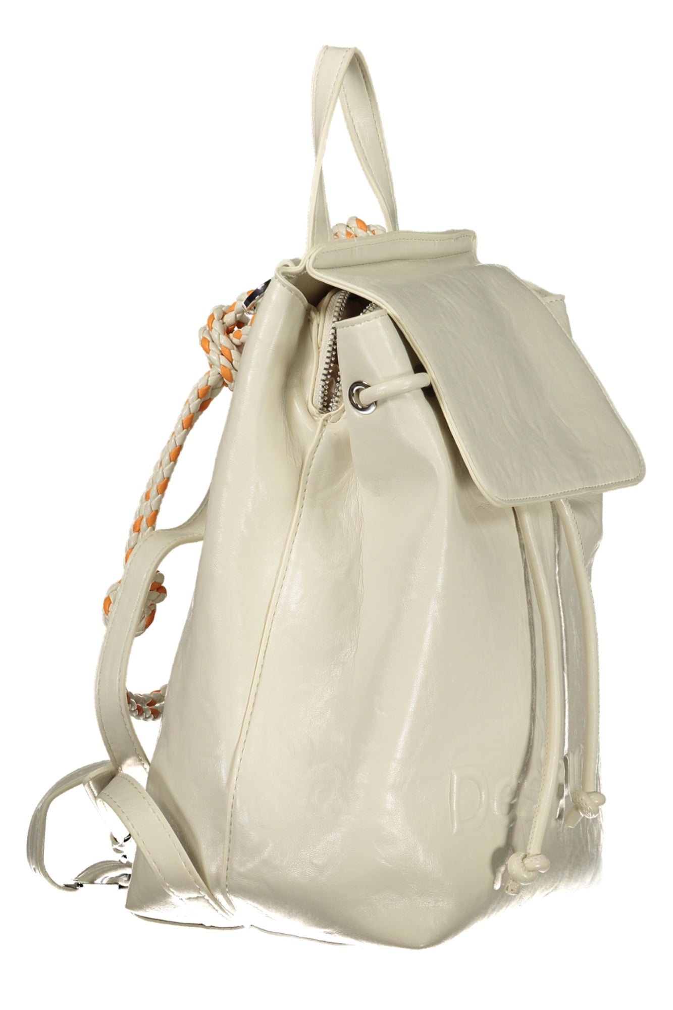 DESIGUAL Damen Rucksäcke – Rucksack, mit Reißverschluss Weiß