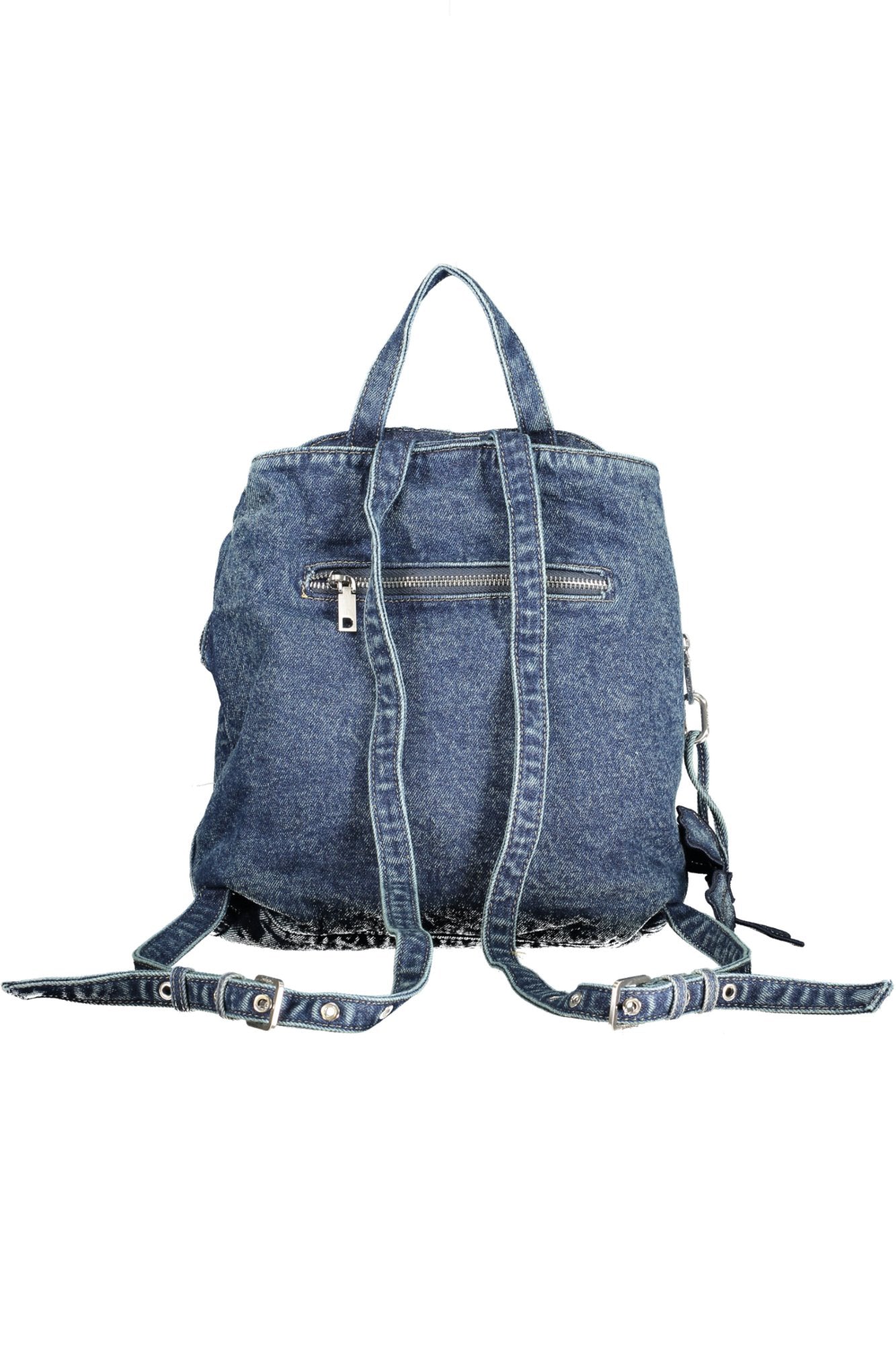 DESIGUAL Damen Rucksäcke – Rucksack, mit Reißverschluss Blau