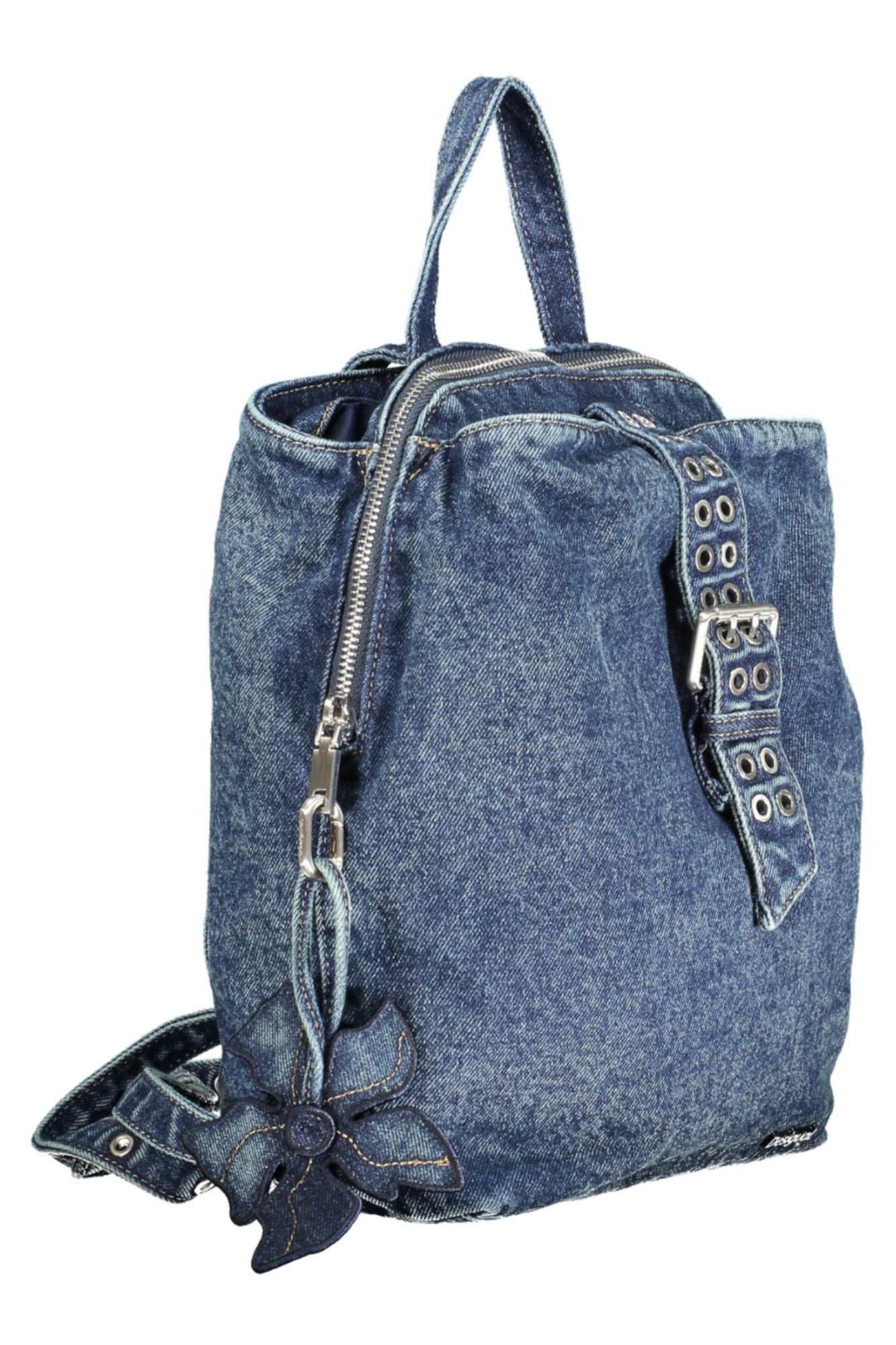 DESIGUAL Damen Rucksäcke – Rucksack, mit Reißverschluss Blau