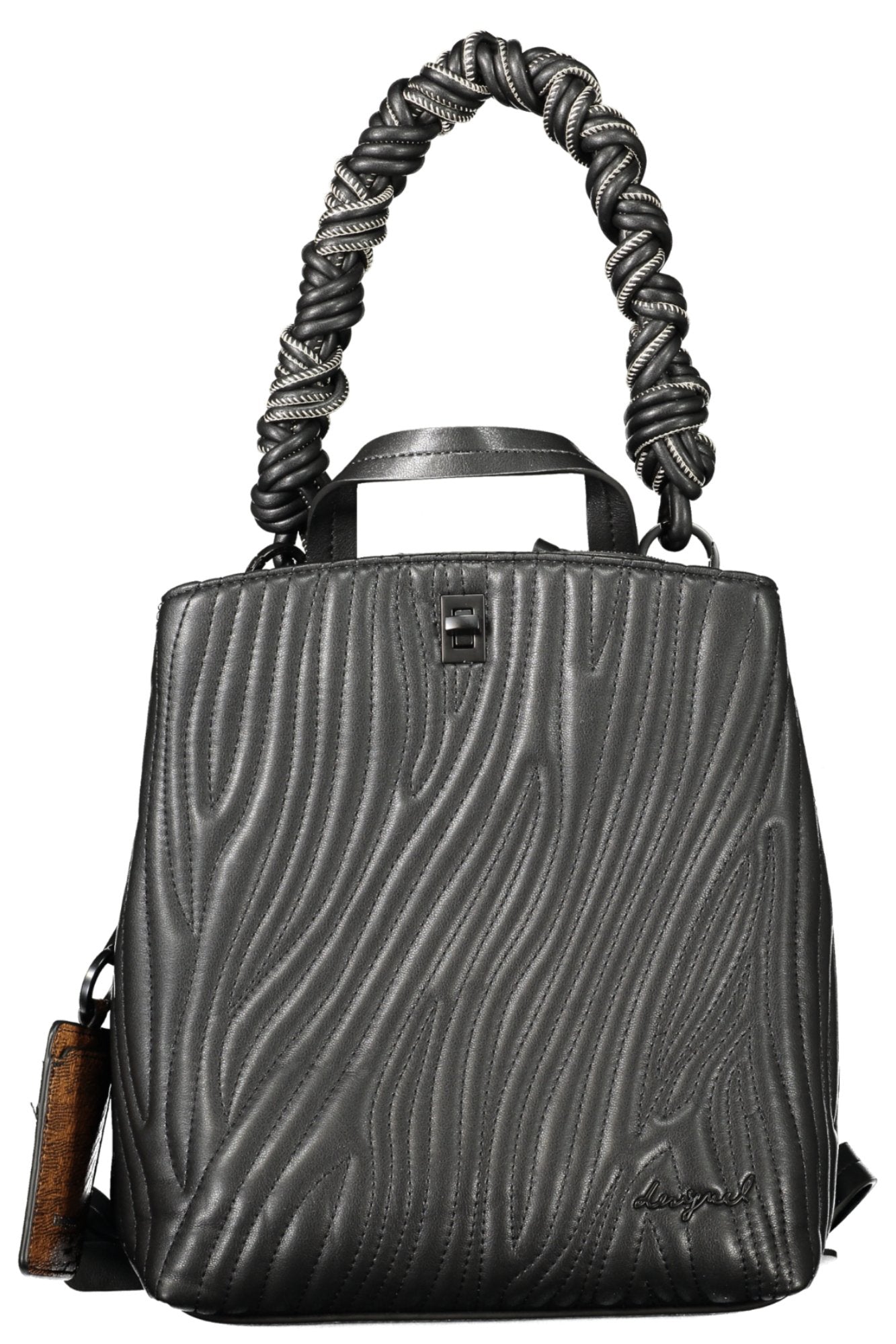 DESIGUAL Damen Rucksäcke – Rucksack, mit Reißverschluss Schwarz Hauptbild