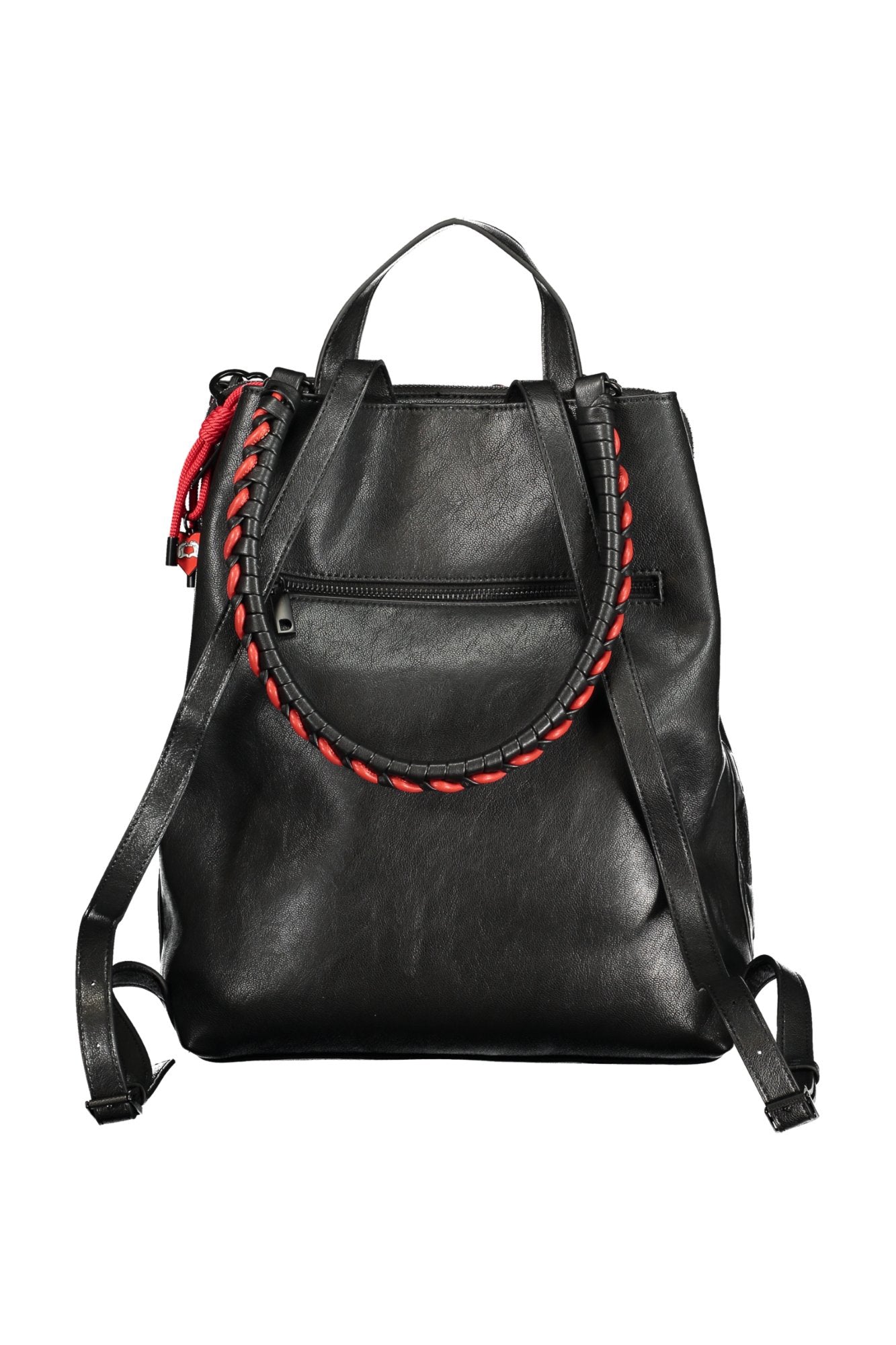 DESIGUAL Damen Rucksäcke – Rucksack, mit Reißverschluss Schwarz