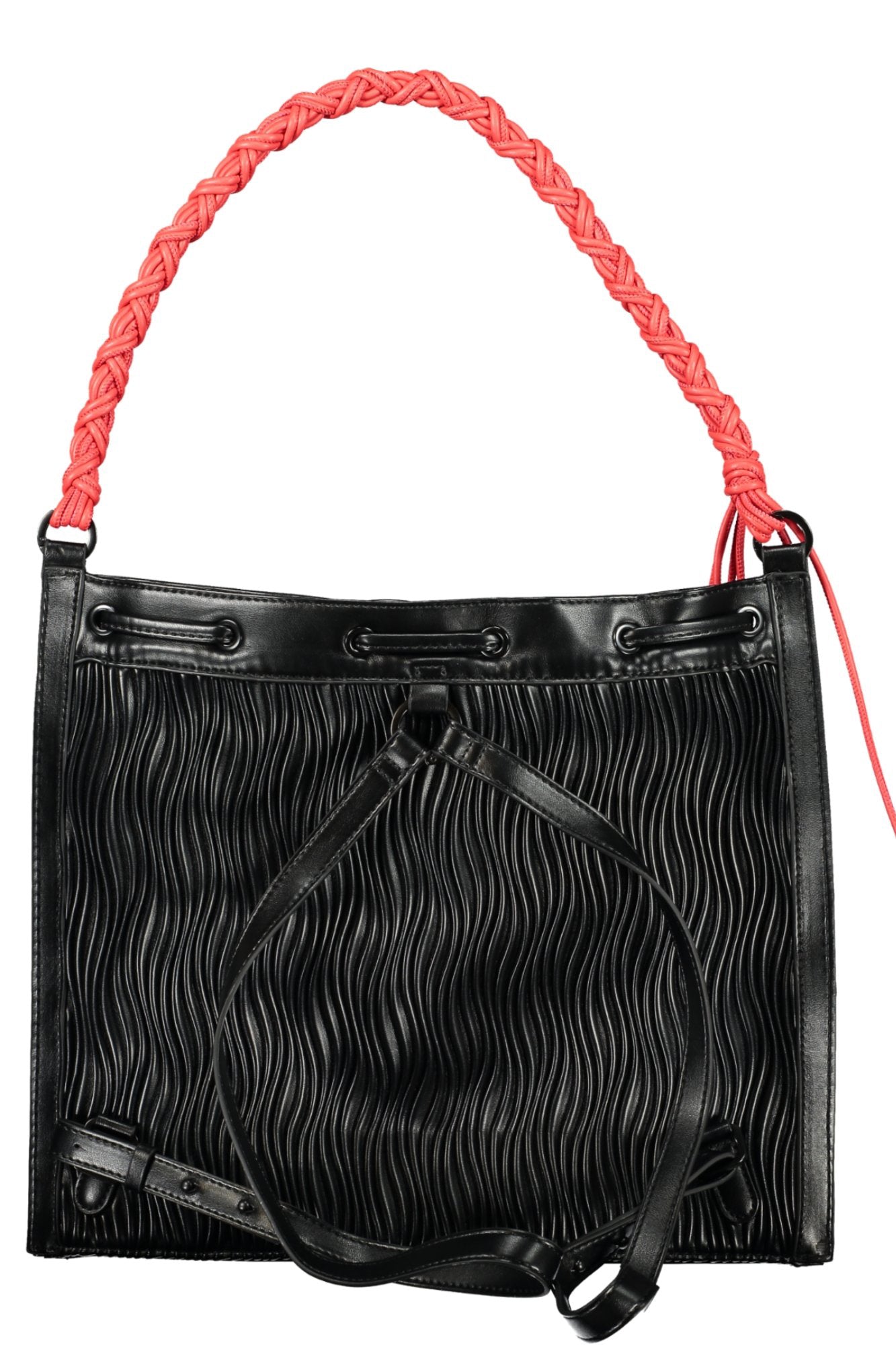 DESIGUAL Damen Rucksäcke – Rucksack, mit Reißverschluss Schwarz