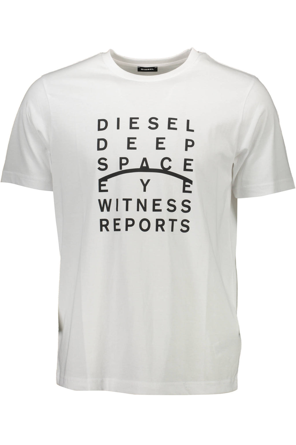 DIESEL KURZARM T-SHIRT HERREN WEISS