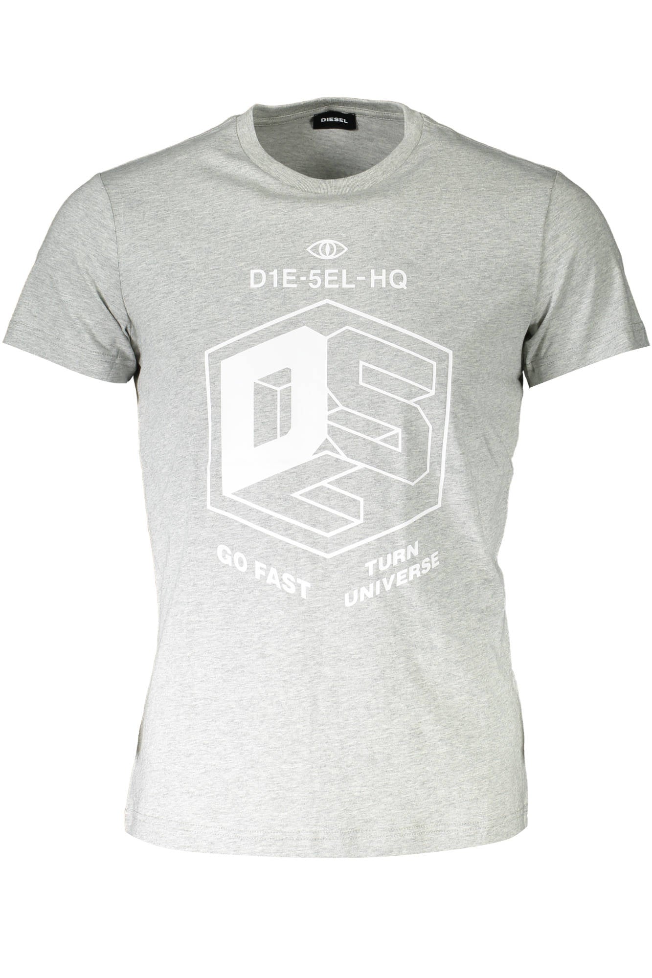DIESEL KURZARM-T-SHIRT HERREN GRAU Hauptbild