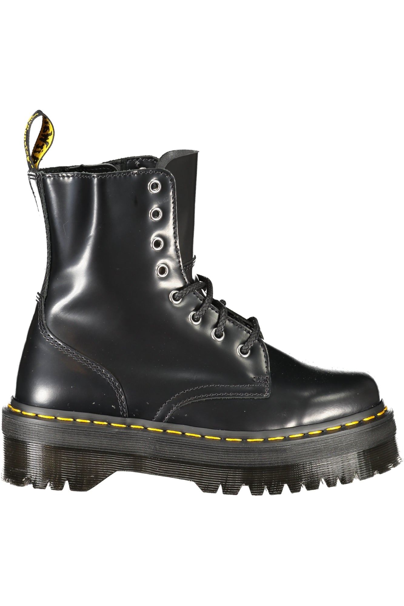 Dr. Martens Jadon Stiefeletten Damen – Schwarze Stiefel mit Keilabsatz Schwarz Hauptbild