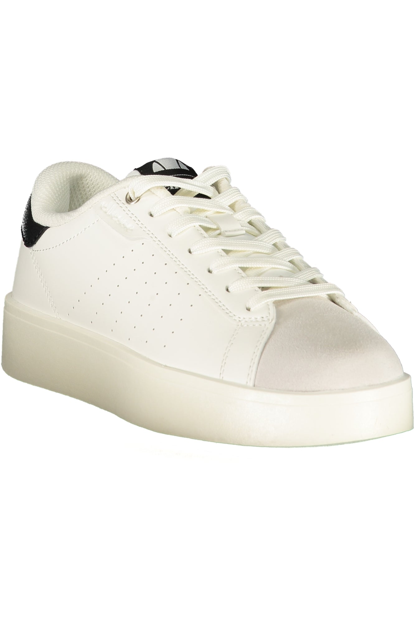 Ellesse Damen-Sportschuhe Weiss – Sneaker für Frühjahr/Sommer mit silbernen Details Weiß