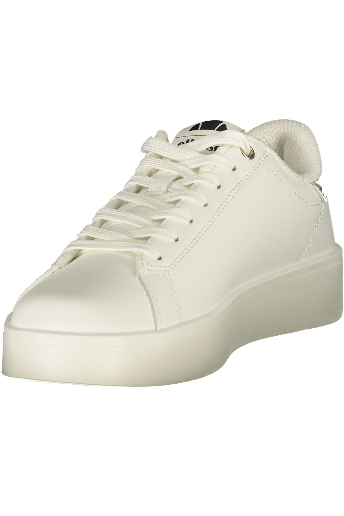 Ellesse Damen-Sportschuhe Weiss – Sneaker für Frühjahr/Sommer mit silbernen Details Weiß