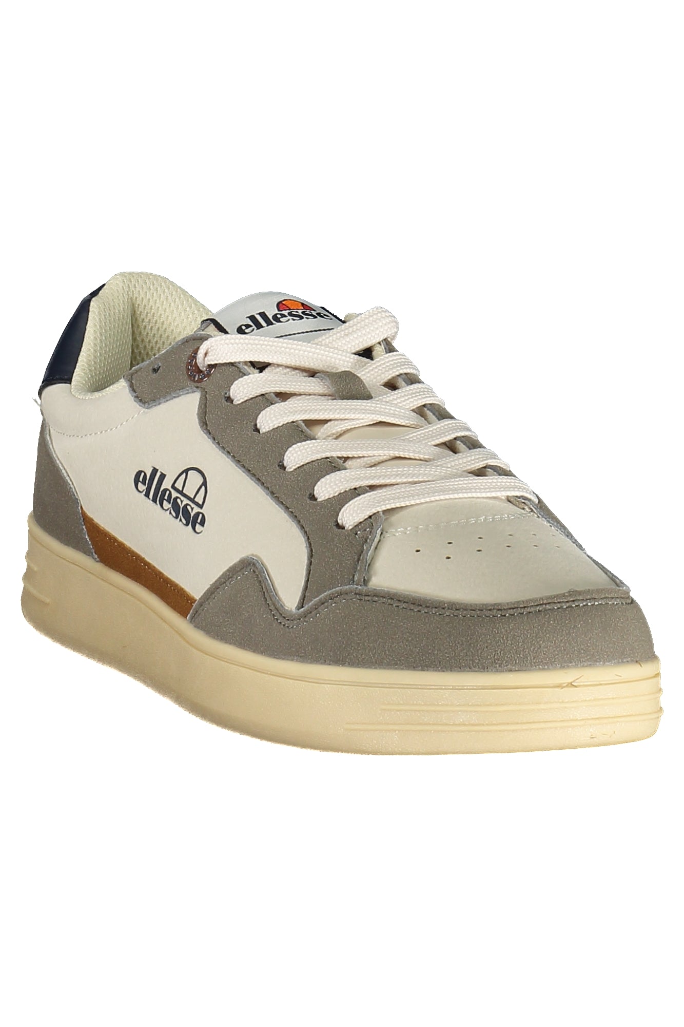 ELLESSE Herren-Sportschuhe Braun – Sneaker für Frühjahr/Sommer mit blauen Details | soulluna.de Grau