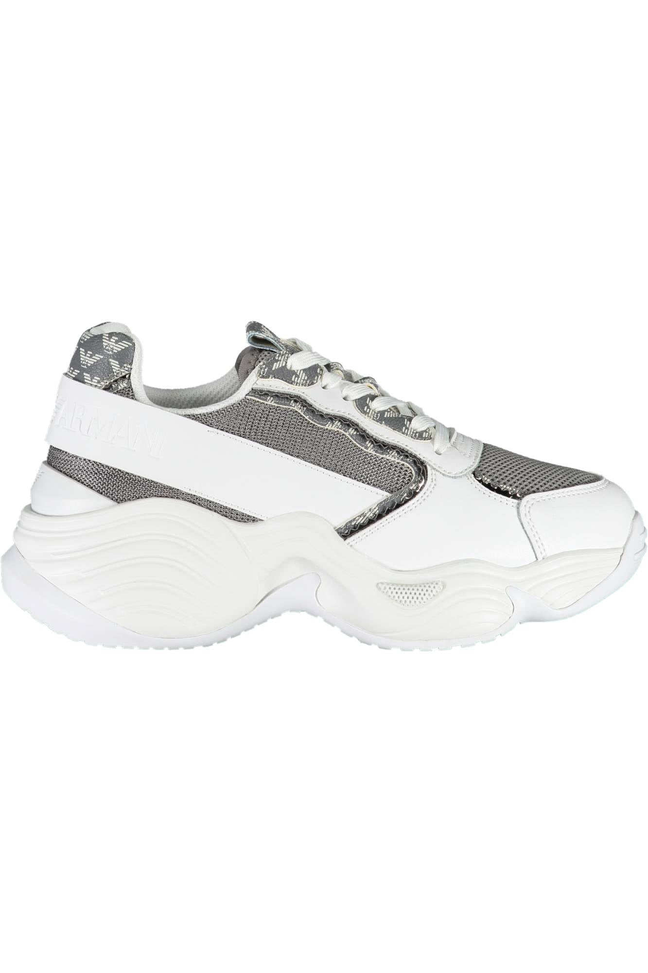 EMPORIO ARMANI WEIßE FRAUEN SPORTSCHUHE
