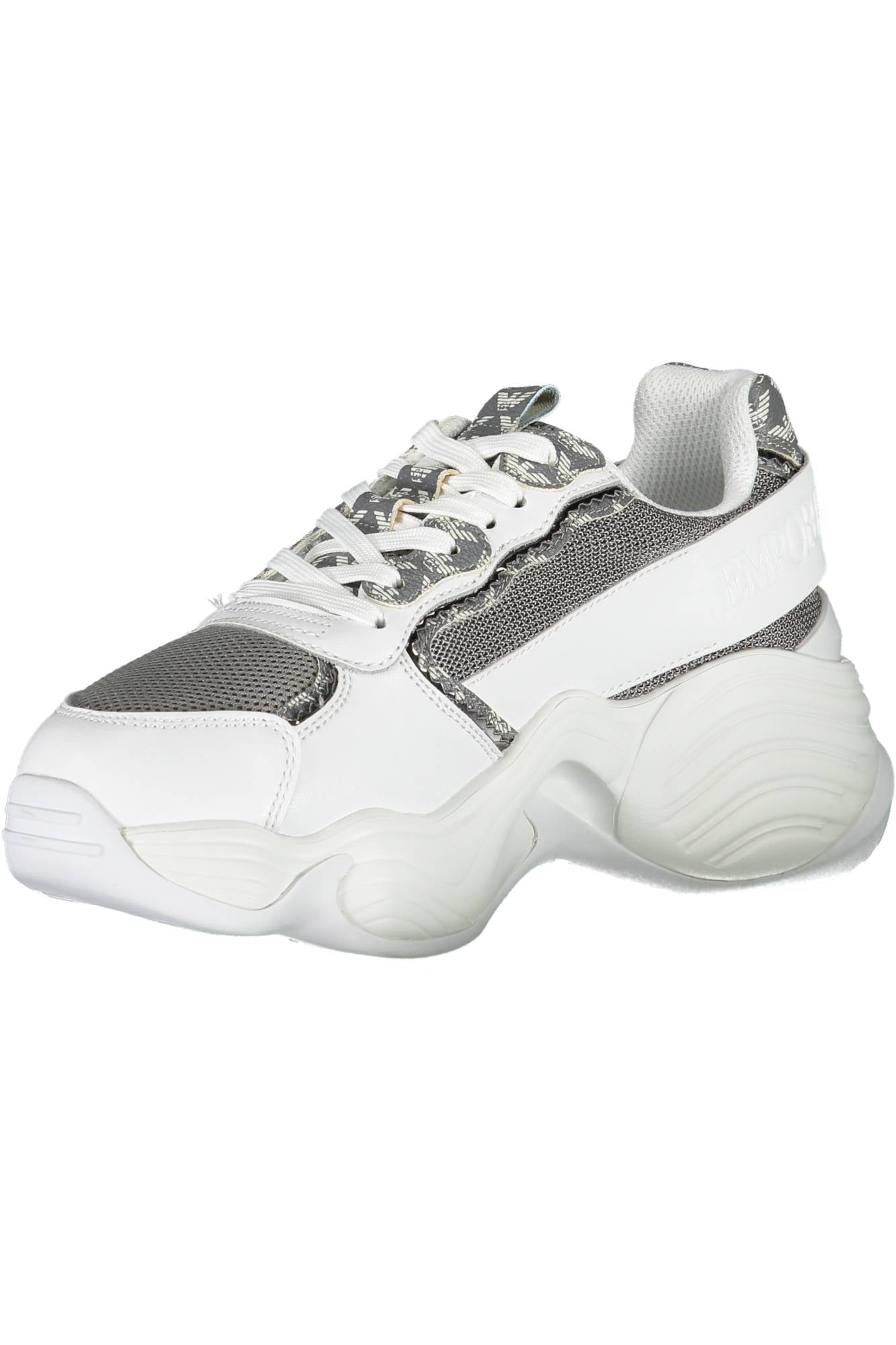 EMPORIO ARMANI WEIßE FRAUEN SPORTSCHUHE