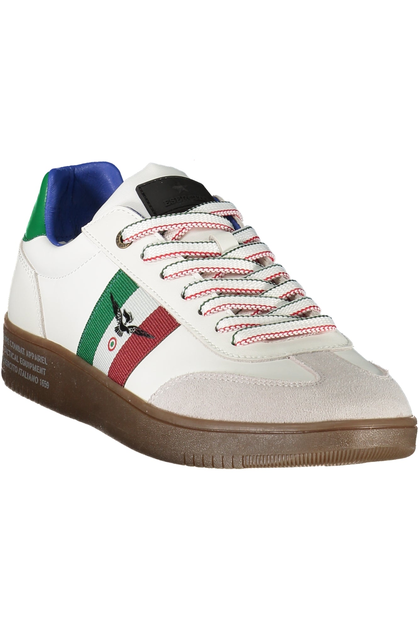 ESERCITO 1659 Army 1659 Herren Sportschuhe Weiss – Leichte Sneaker für Frühjahr/Sommer Weiß