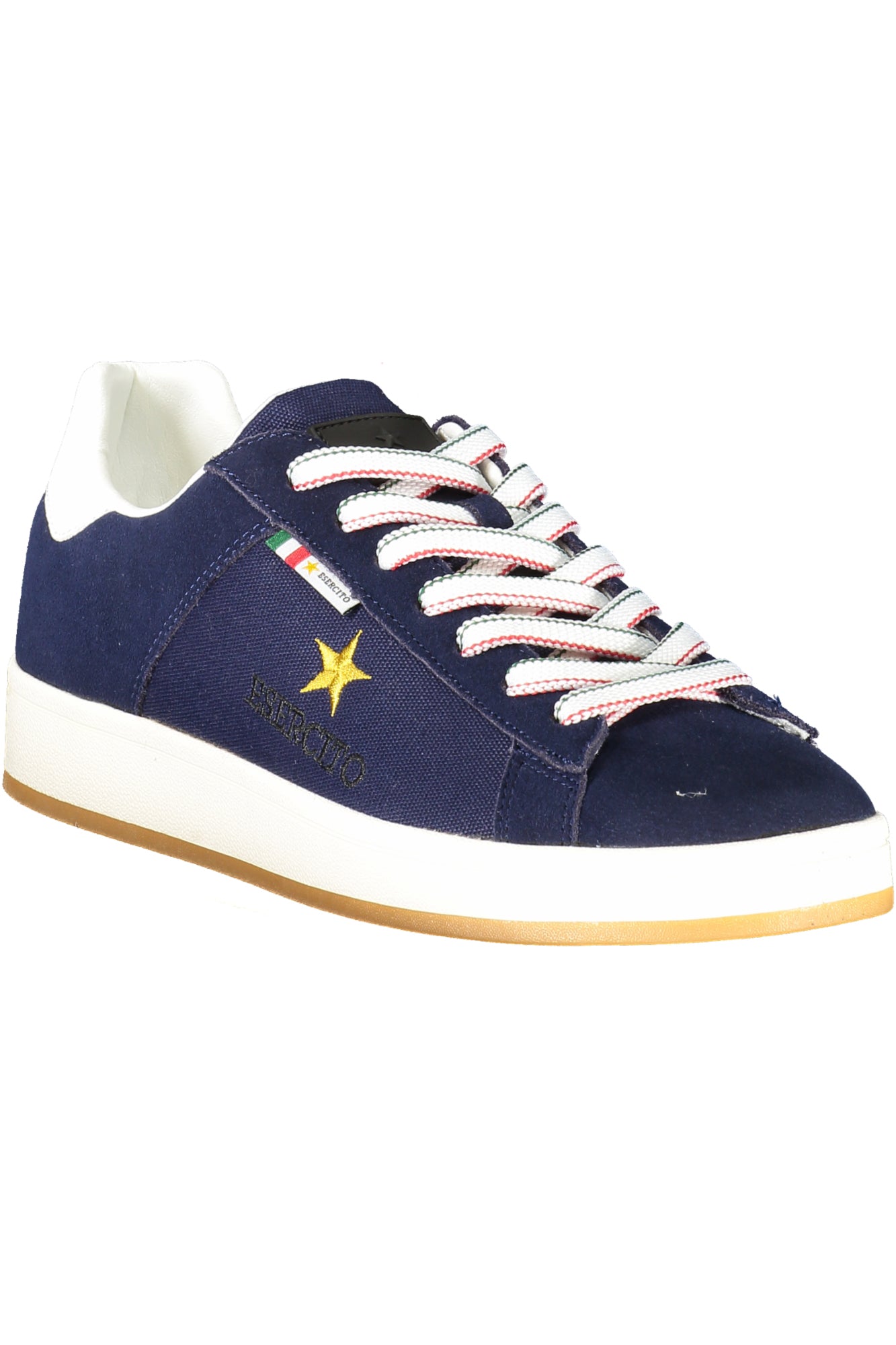 ESERCITO 1659 Army 1659 Herren Sportschuhe Blau – Sneaker mit kontrastierenden Details Zweitbild