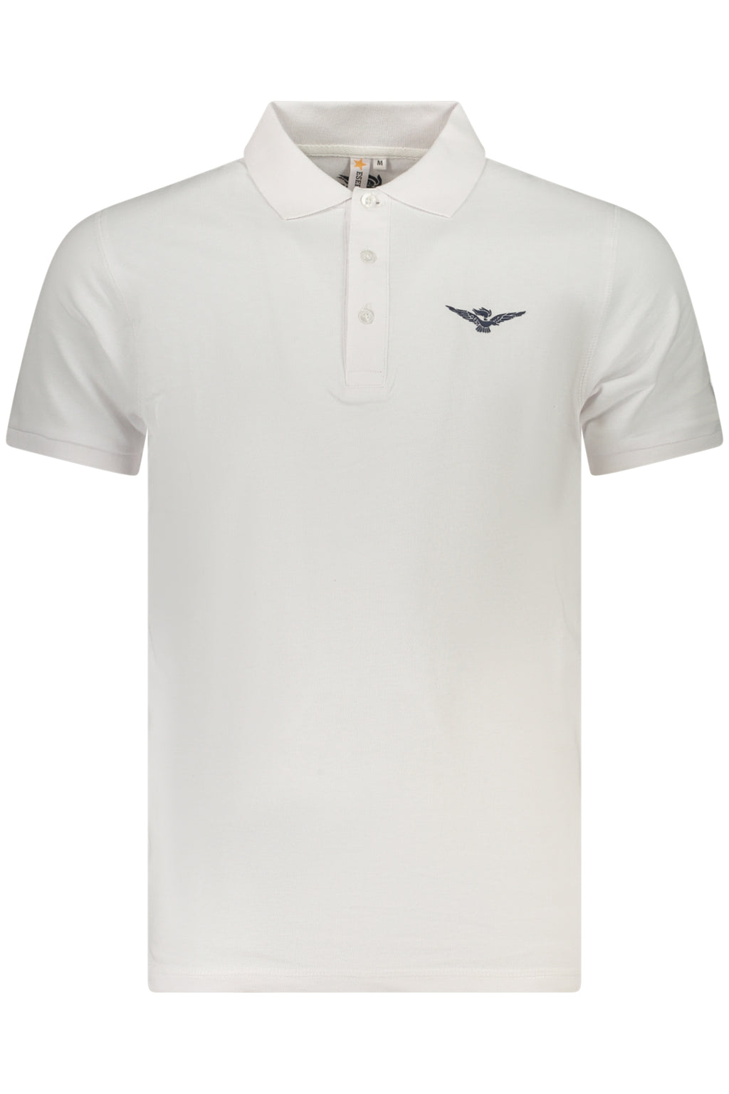 ARMY 1659 HERREN KURZARM-POLO WEISS