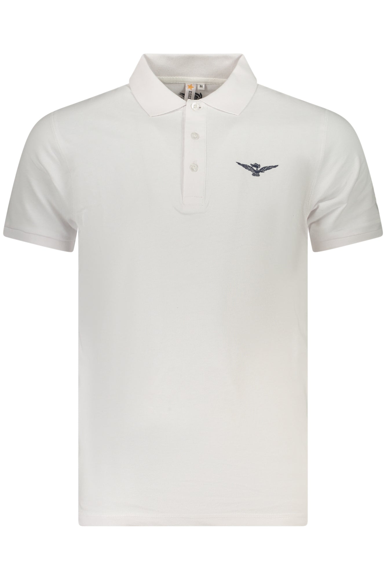 ACCADEMIA MILITARE Poloshirt Herren – Kurzarm-Polo aus 100% Baumwolle für Sommer Weiß