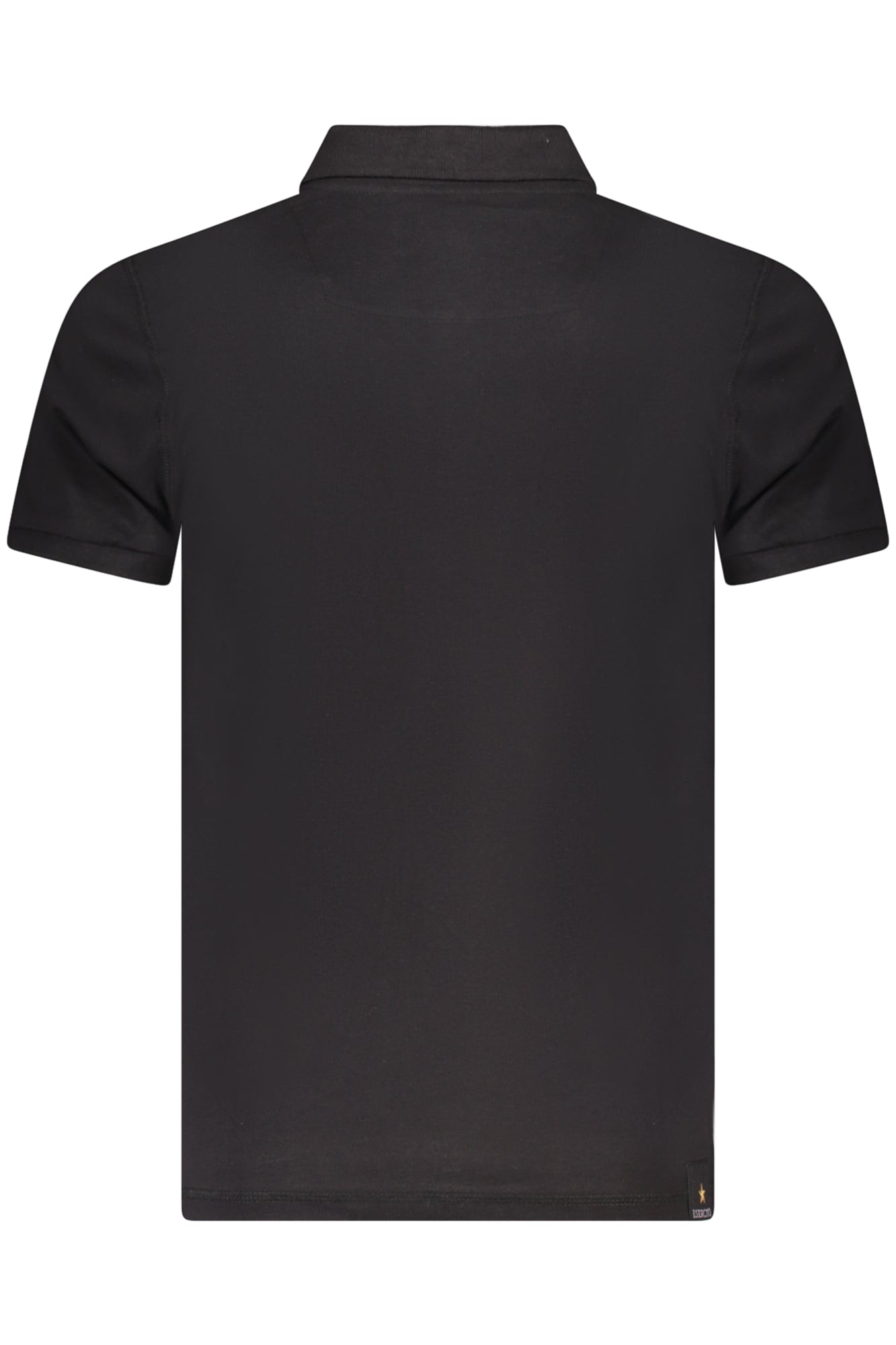 ACCADEMIA MILITARE Poloshirt Herren – Kurzarm-Polo aus 100% Baumwolle für Sommer Schwarz