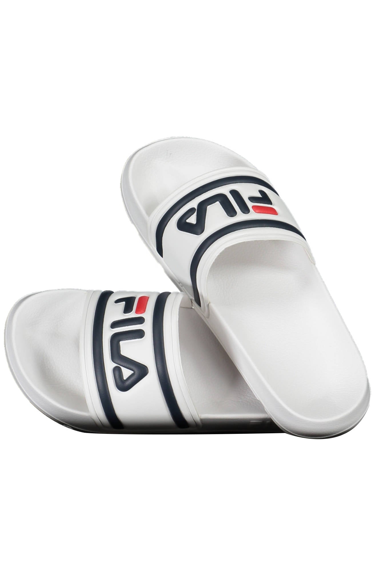 FILA Hausschuhe Damen – Weiße Slipper mit Logo-Details für Frühling & Sommer Weiß