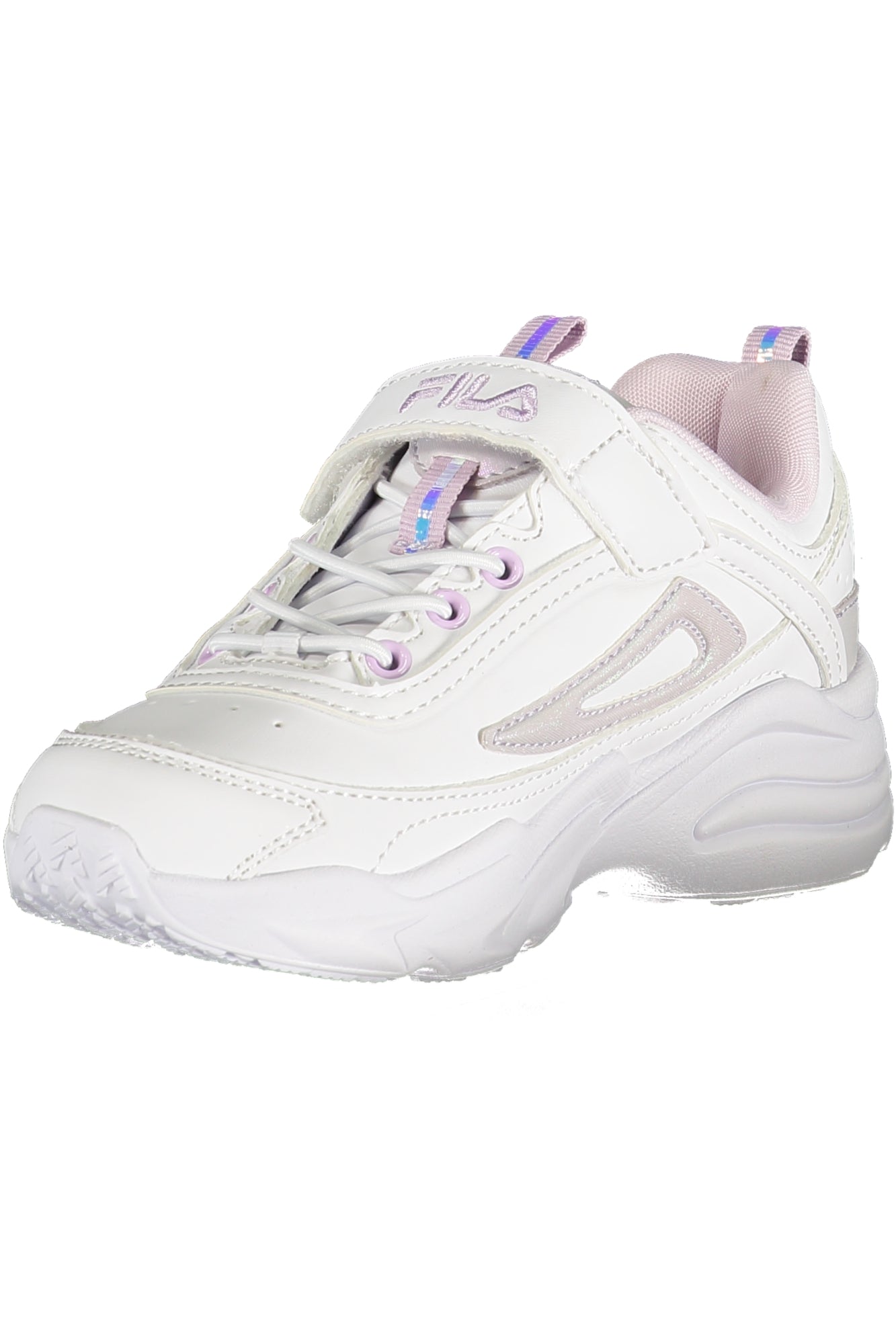 FILA Kinder Sneaker – Sportschuh mit Klett-, sportlich Weiß