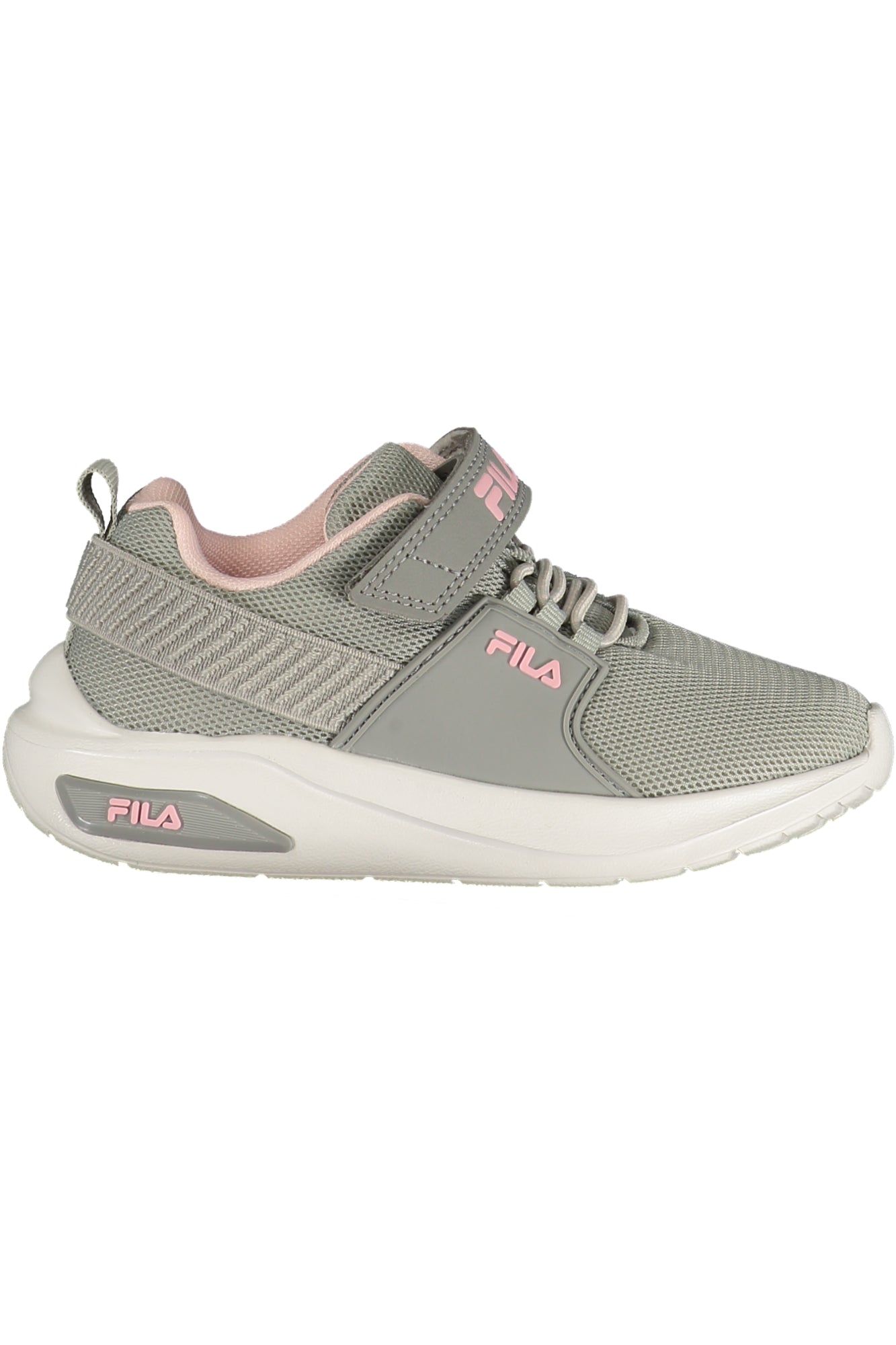 FILA Kinder Sneaker – Sportschuh mit Klett-, sportlich Grau