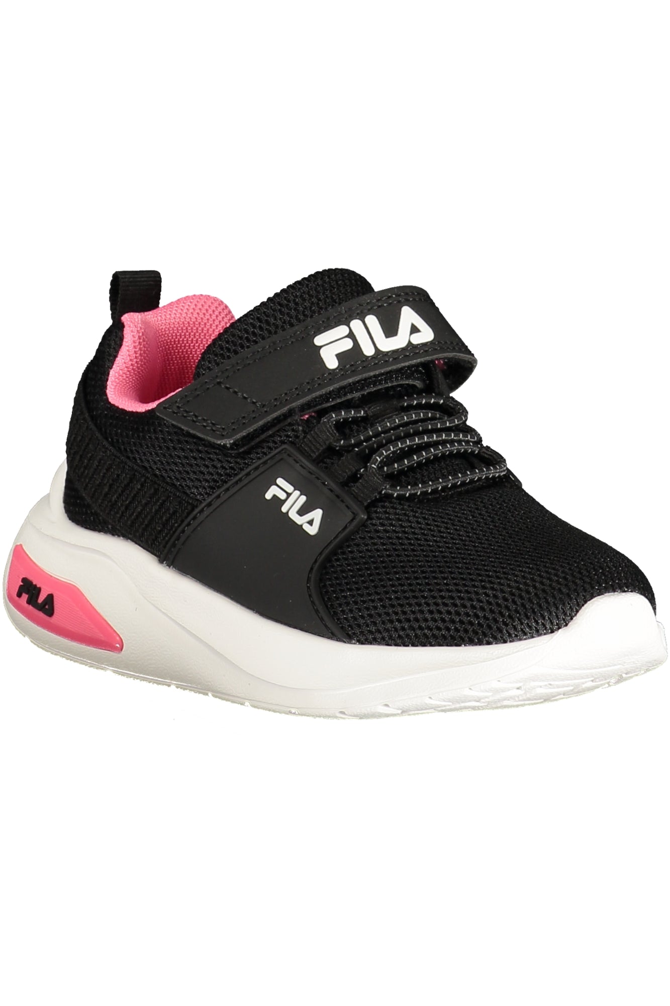 FILA Kinder Sneaker – Sportschuh mit Klett-, sportlich Schwarz