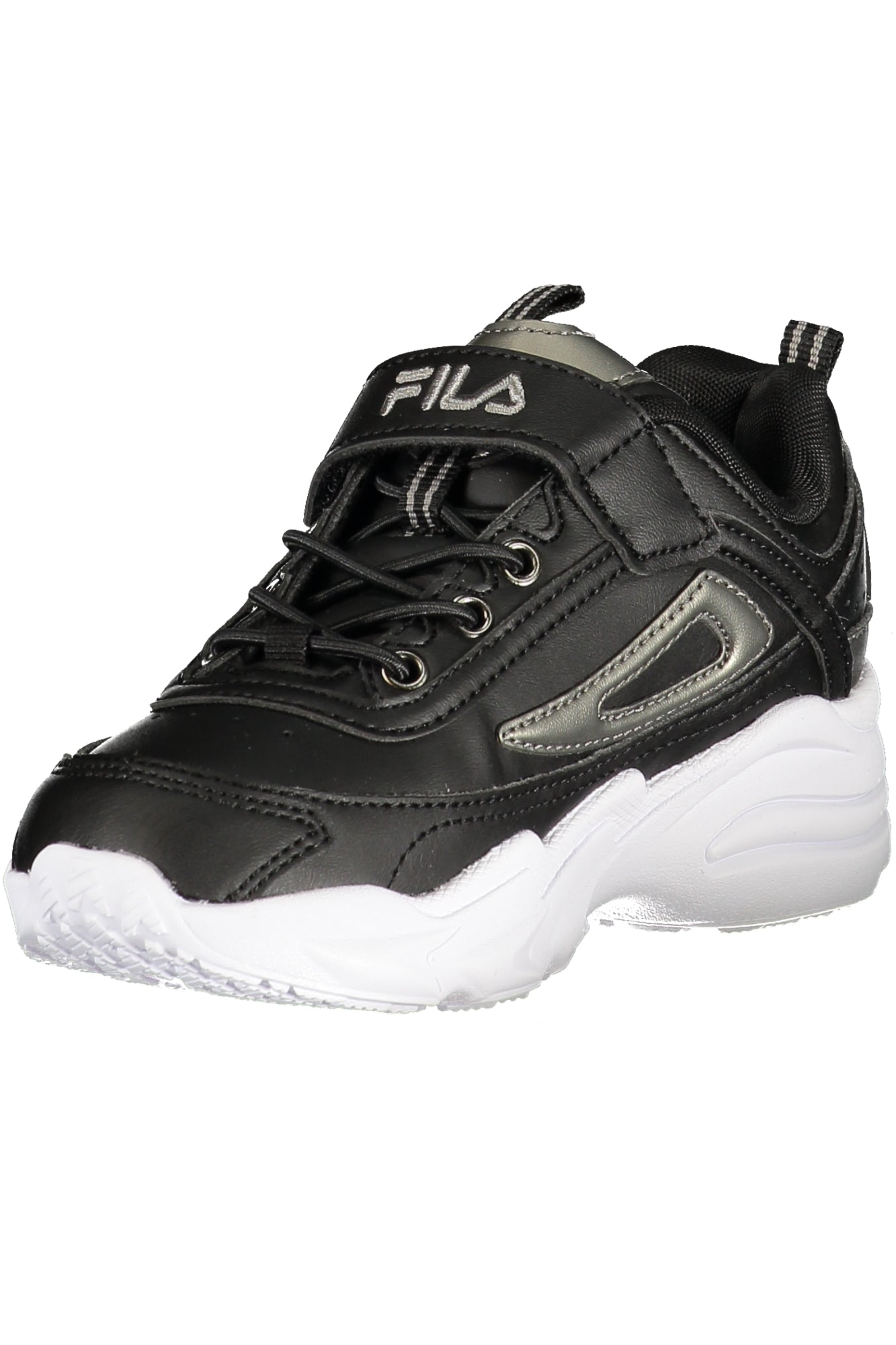 FILA Kinder Sneaker – Sportschuh mit Klett-, sportlich Schwarz