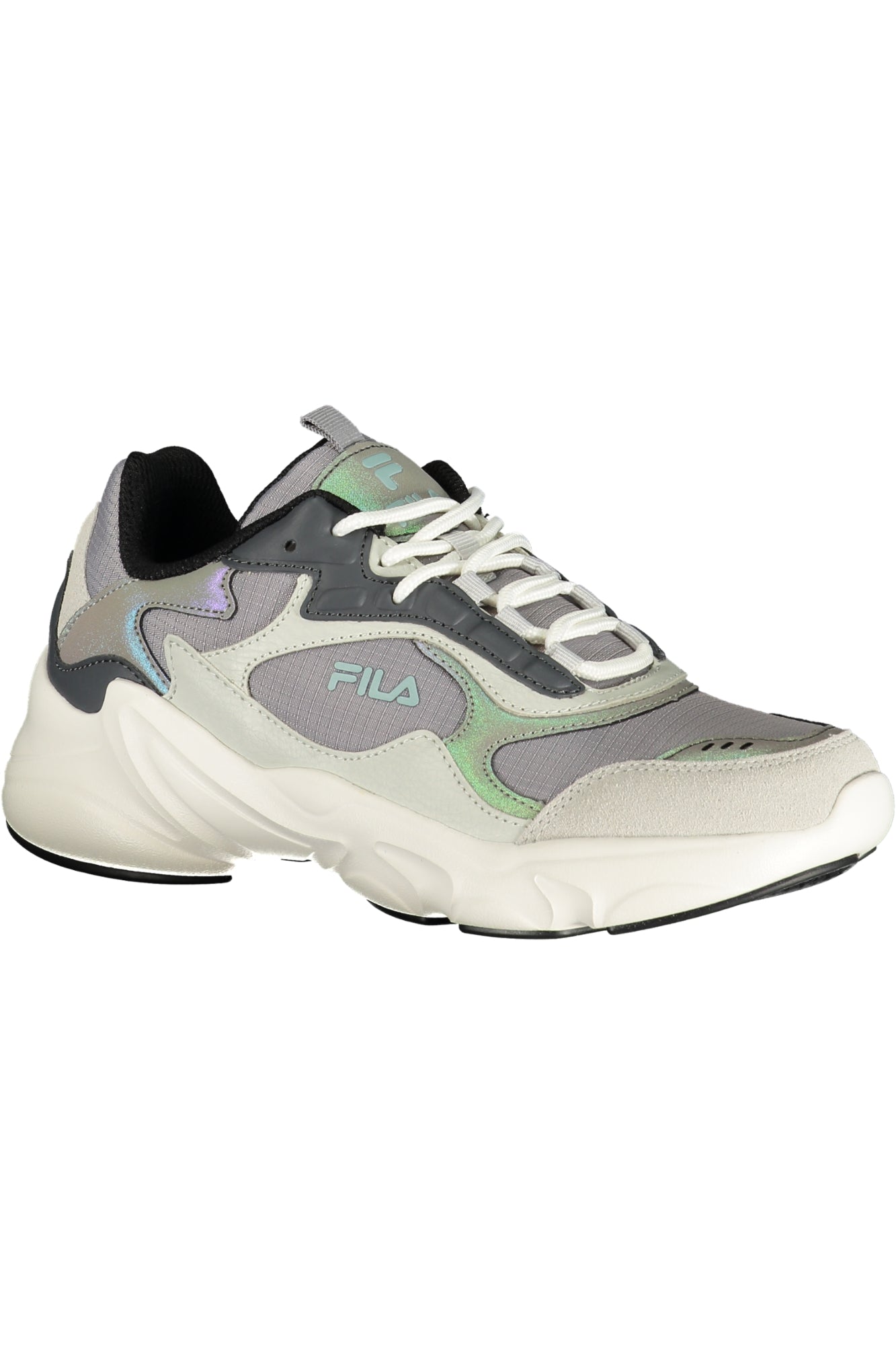 FILA Damen-Sportschuhe grau – Sneaker für Frühjahr/Sommer | Schnürsenkel & Logo-Details Grau