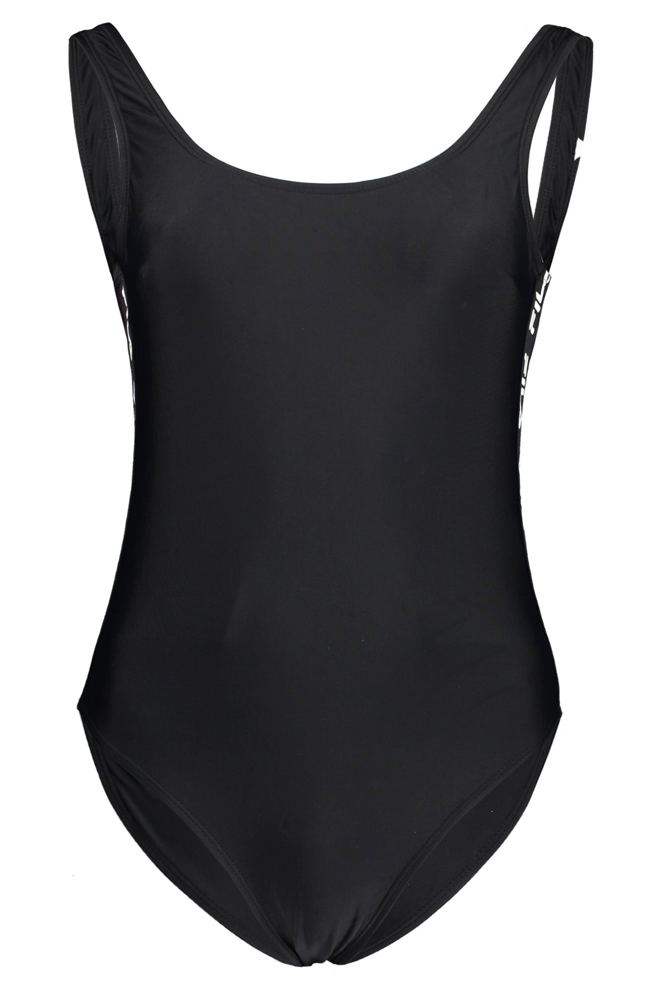 FILA Schwarzer Einteiler-Badeanzug Damen – Elegante Bademode mit Kontrastdetails Schwarz