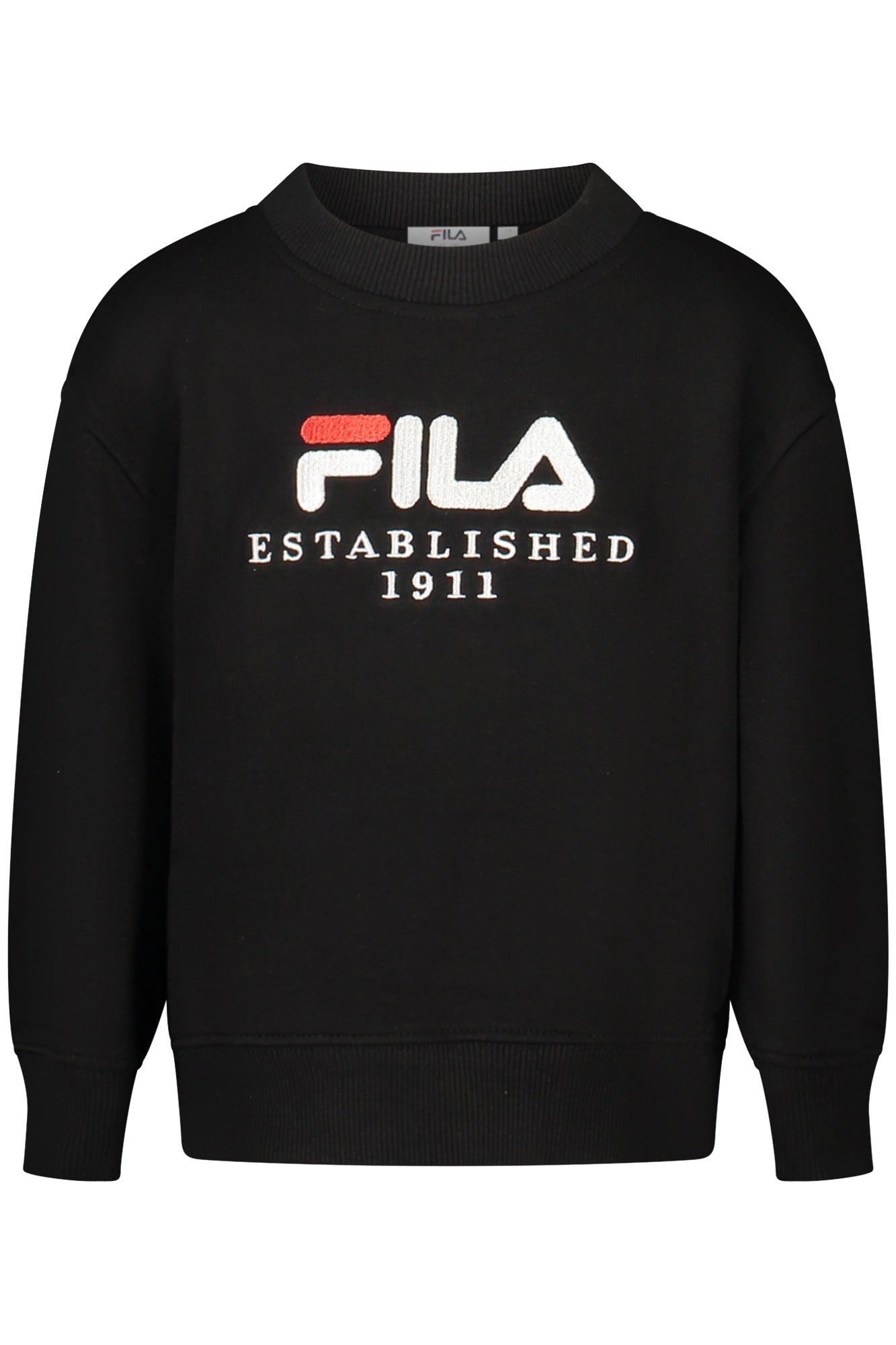 FILA Kinder Sweatshirt – aus Baumwolle, Fleece | Sweatshirts Schwarz