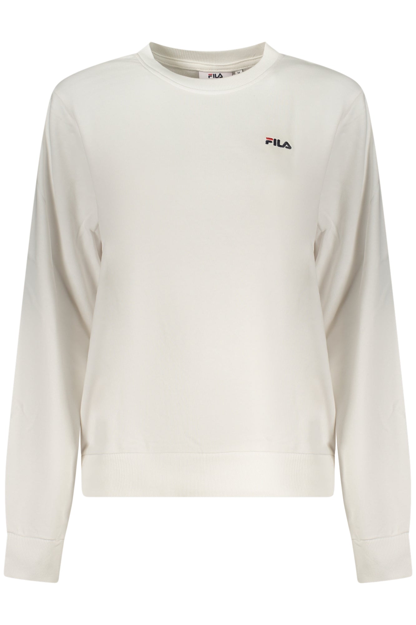 FILA Sweatshirt Damen mit Reißverschluss – Weißes Sweatshirt aus Bio-Baumwolle Weiß