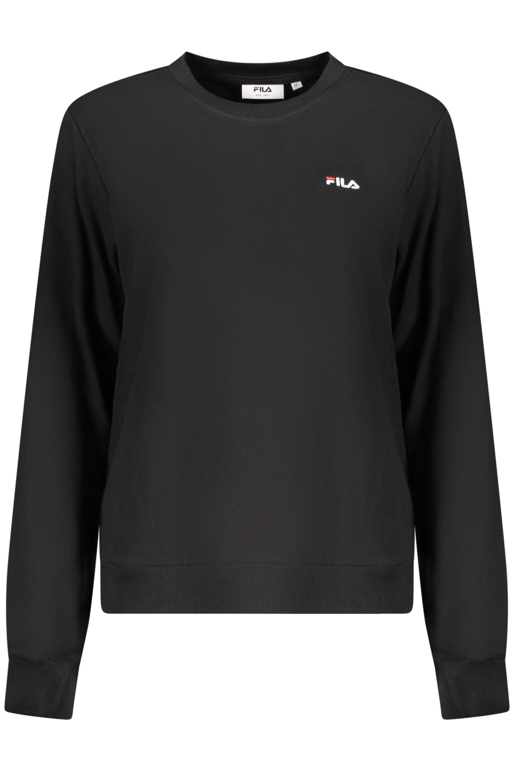 FILA DAMEN-SWEATSHIRT MIT REISSVERSCHLUSS, SCHWARZ