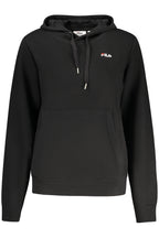 FILA DAMEN-SWEATSHIRT MIT REISSVERSCHLUSS, SCHWARZ