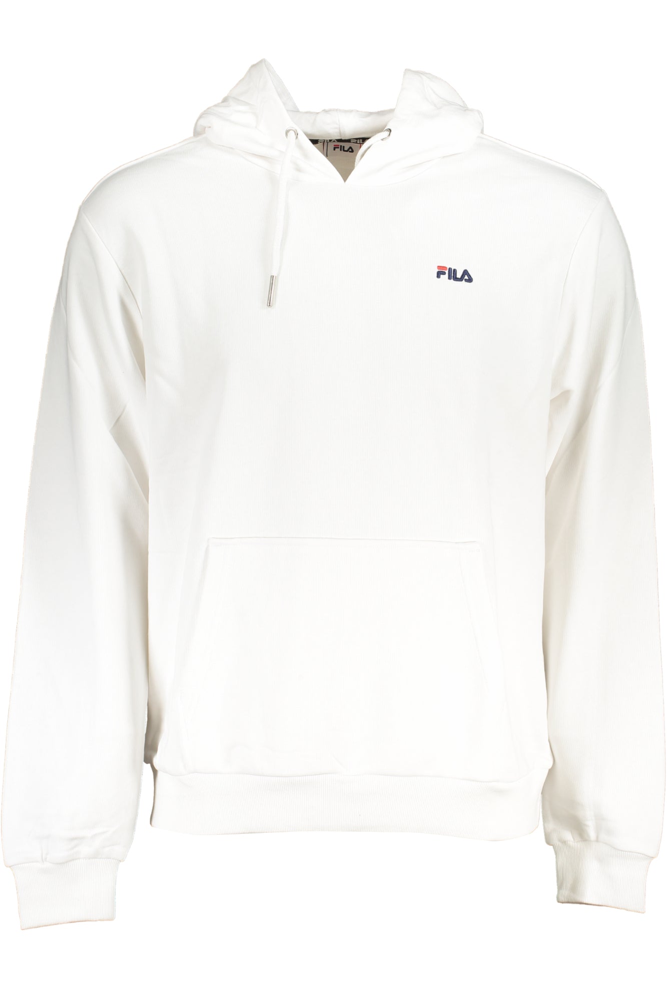 FILA Sweatshirt Herren mit Reißverschluss – Weißes Kapuzen-Sweatshirt für Herbst/Winter Weiß