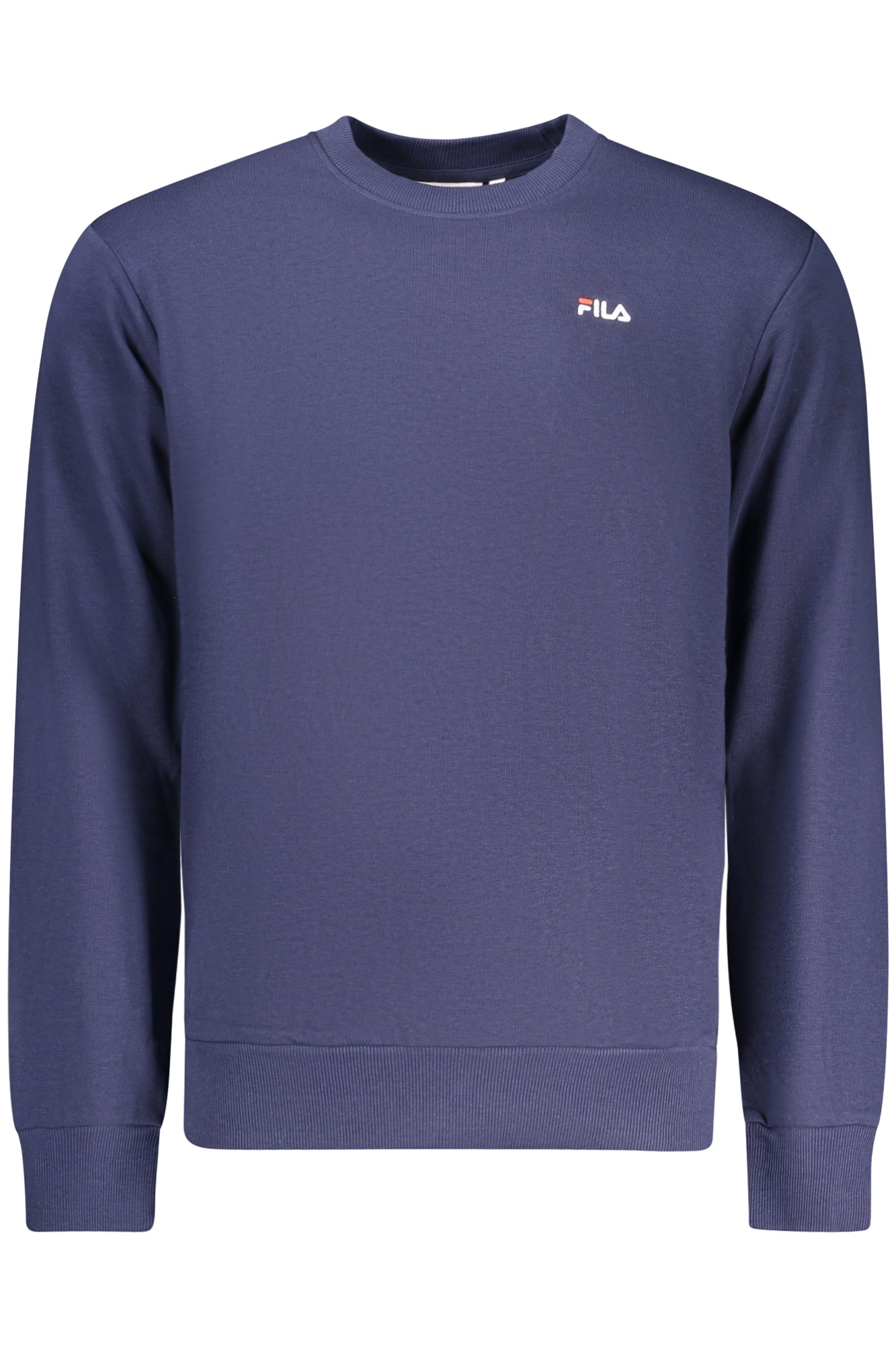 FILA Sweatshirt Herren mit Reißverschluss – Blau, angerautes Material Blau Hauptbild