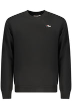 FILA Herren-Sweatshirt mit Reißverschluss, schwarz